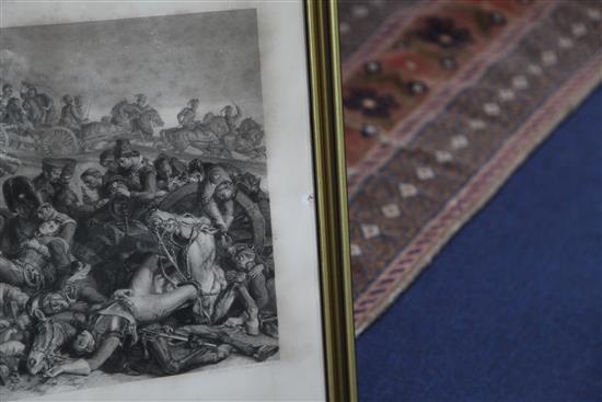 Stocks After Maclise Wellington and Blucher, Art Union 1875, 16.5 x 48in.